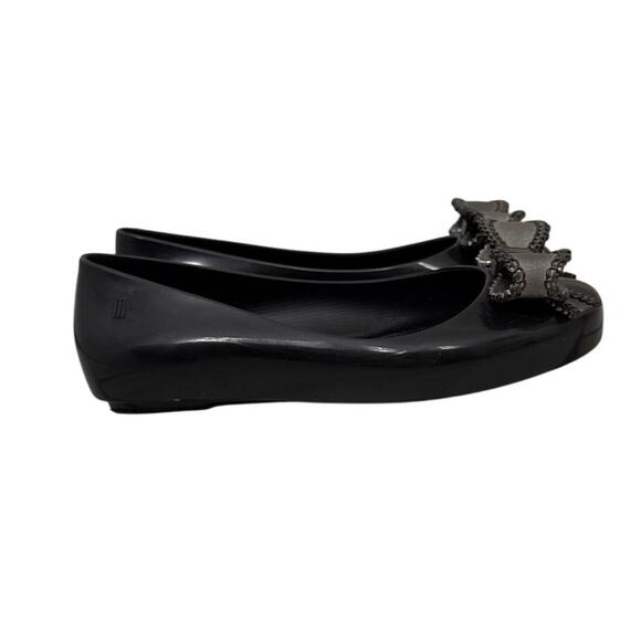 Mini Melissa Shoes Ultragirl Sweet Bow Ballet Flats Size Youth Girl's 4 - Picture 1 of 4